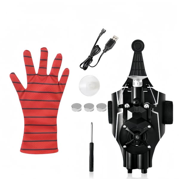SPIDER-MAN WEB-SHOOTER SUCTION CUPS MAGNETS SPIDER-MAN WITH