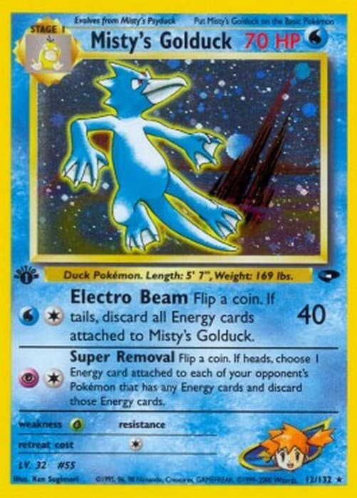 Pokemon Misty's Golduck