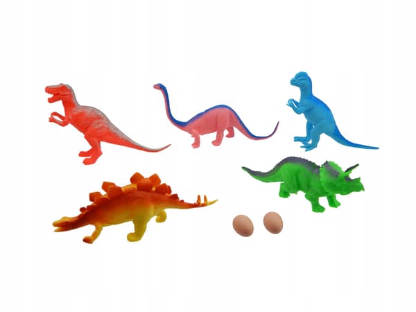 LARGE DINOSAUR FIGURES – SET OF 5 DINOSAUR PLAY FIGURES