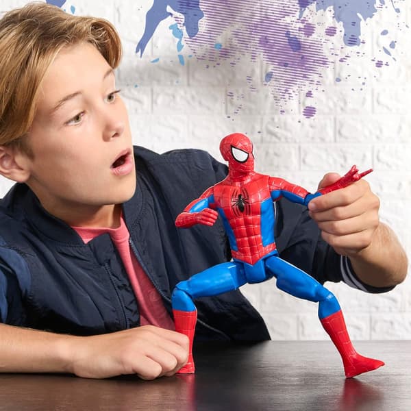 SPIDER-MAN FIGURINE, 30 CM, MOVABLE JOINTS, TOY FOR CHILDREN AGED 4+