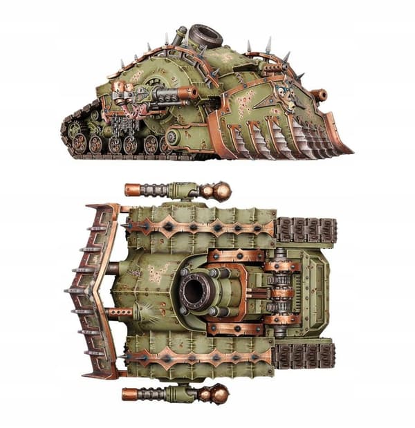 Warhammer 40,000: DEATH GUARD PLAGUEBURST CRAWLER, Games Workshop models