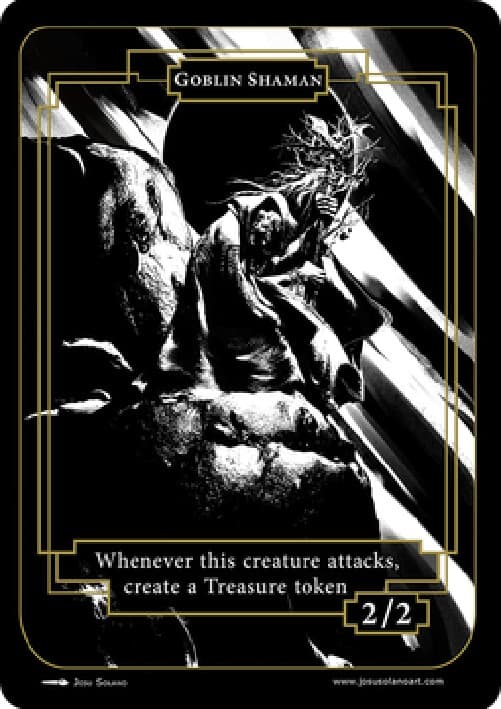 Magic: The Gathering Goblin Shaman Token