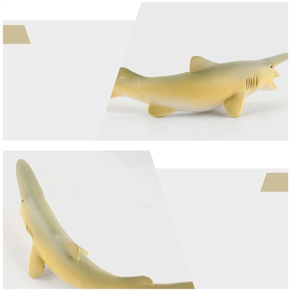 2 PCS. SHARK REPLICA, DESK DECORATION, PVC, MULTICOLOURED