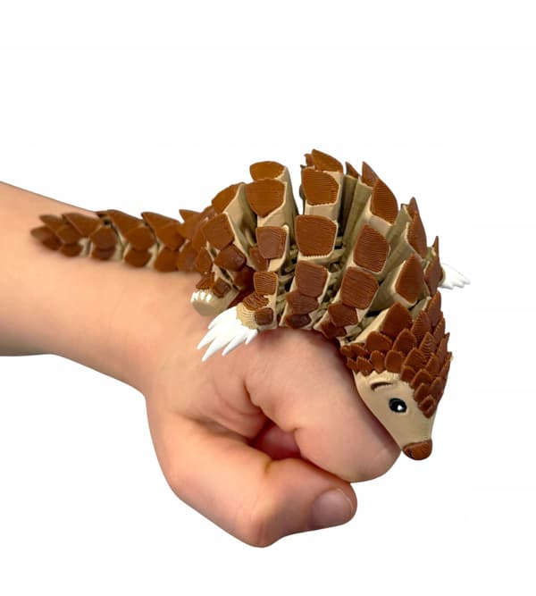 3D Pangolin – A Modular Figurine in a New, Multicoloured Design, toy
