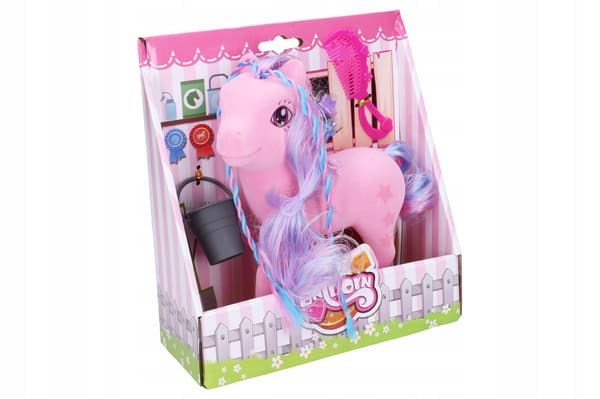 22 cm pony with braids for combing