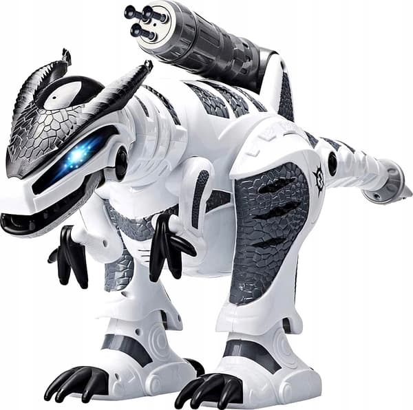 LARGE INTERACTIVE DINOSAUR – A SMART, REMOTE-CONTROLLED ROBOT THAT SHOOTS AND WALKS
