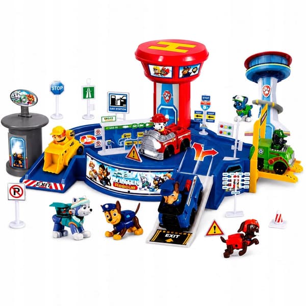 Patrol Psi Base, Tower, Car Park, Figures, Landing Pad – LARGE BASE SET