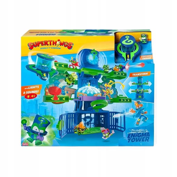 Magicbox Enigma Tower Toy Set, 40x46 cm, multicoloured, with a figure, 3+