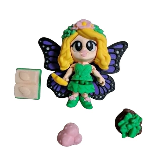 Forest Fairy 3D-printed figurine set
