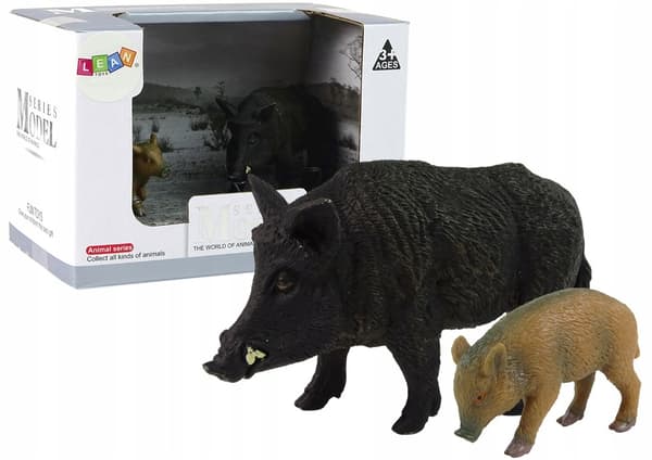 WILD BOAR WITH PIGLET SET