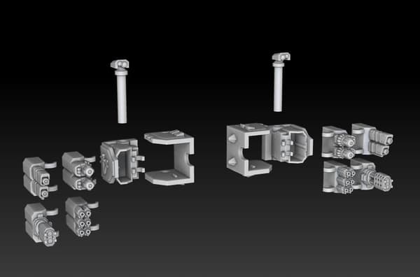 Grav Raider Silver Wardens tank – a proxy model for board games/D&D/GURPS