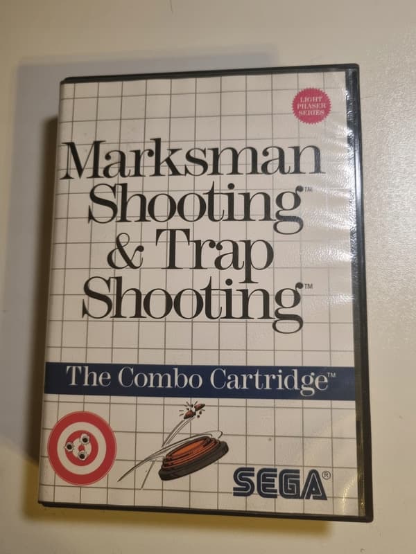 Marksman Shooting & Trap Shooting for SEGA MASTER SYSTEM, complete set (box and instruction manual)