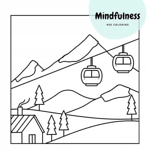 Mindfulness: Bold and Easy Colouring Book – Hue Colouring