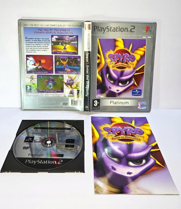 SPYRO ENTER THE DRAGONFLY PlayStation 2 (PS2) boxed version