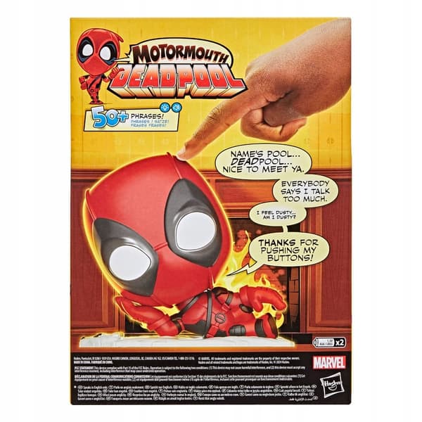 HASBRO MARVEL MOTORMOUTH DEADPOOL ELECTRONIC G1701