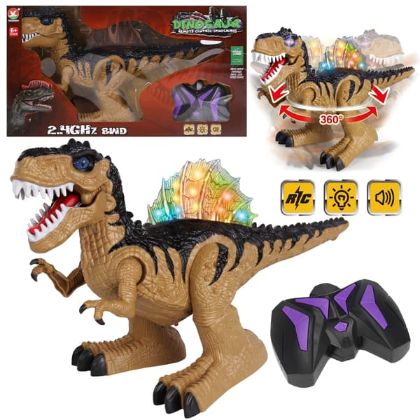 LARGE Remote-controlled Spinosaurus dinosaur for children – SOUND, LIGHTS, MOVEMENT