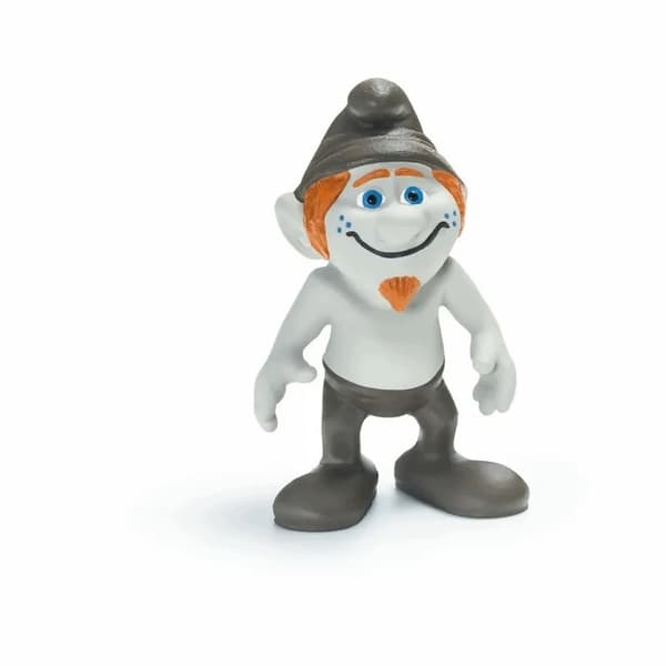 Schleich 20758 Smurf Hackus figurine – model discontinued in 2012.