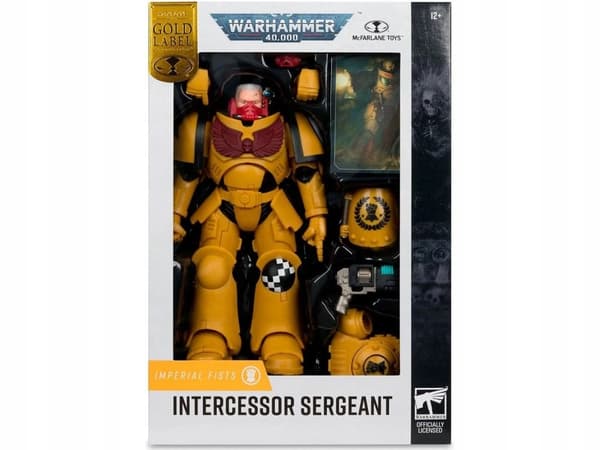 McFarlane Warhammer 40K action figure – Intercessor Sergeant (Gold Label)