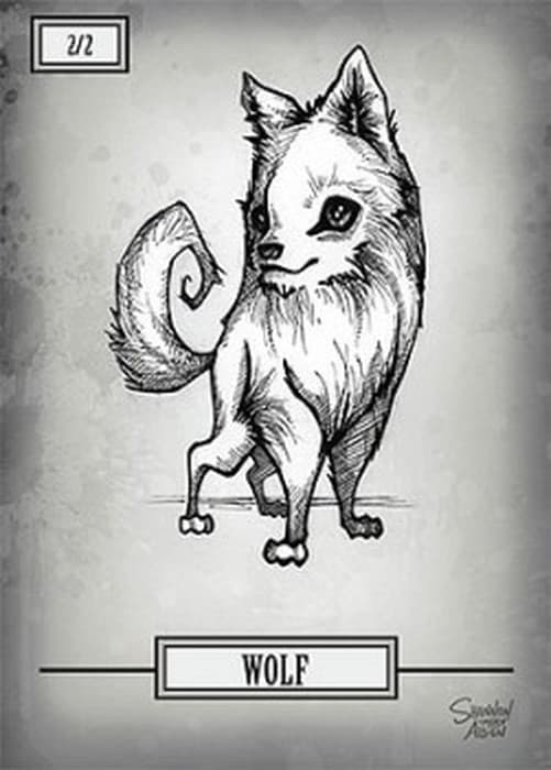 Magic: The Gathering Wolf Token