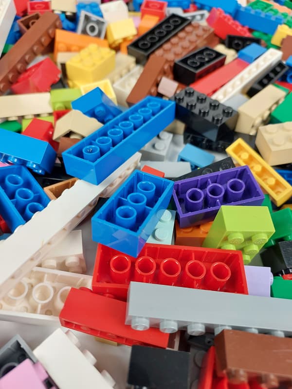 LEGO BRICK MIX – Colourful Building Bricks. Sorted, Genuine, 1kg