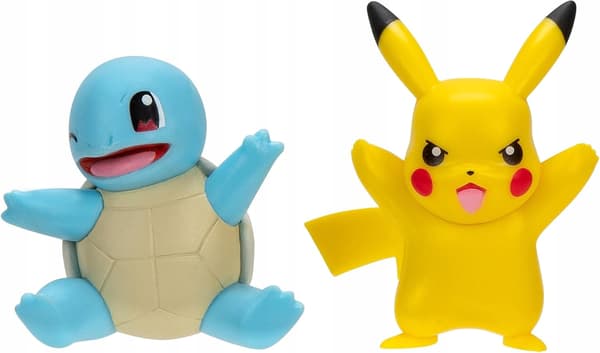 Pokémon: Set of 2 figures – Squirtle, Pikachu