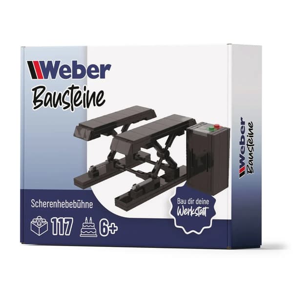 Weber 117 scissor lift blocks, electric