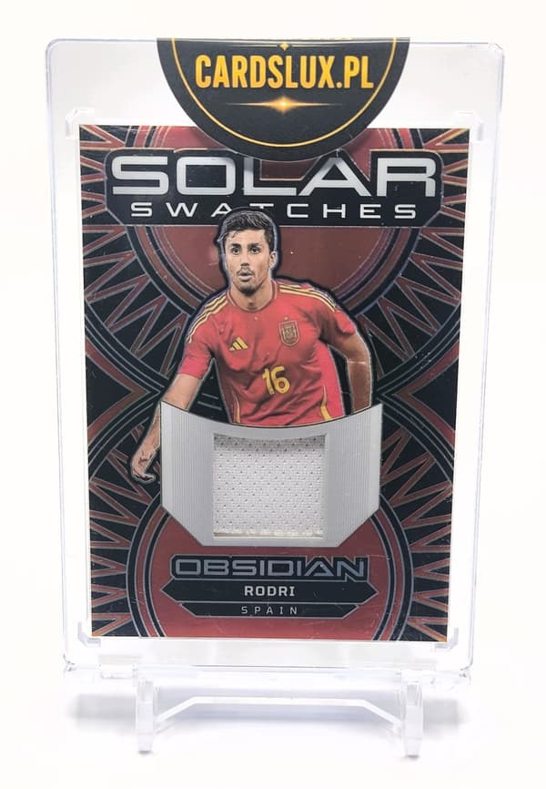 PANINI OBSIDIAN 2024/2025 RODRI SPAIN PATCH RELIC JERSEY 109/199
