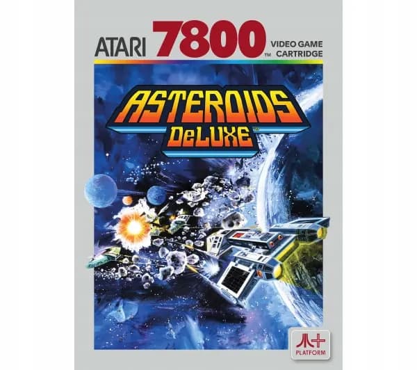 Asteroids Deluxe (Atari 7800+) – a classic arcade game,