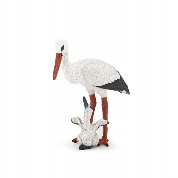 STORK WITH A CHICK [FIGURINE]
