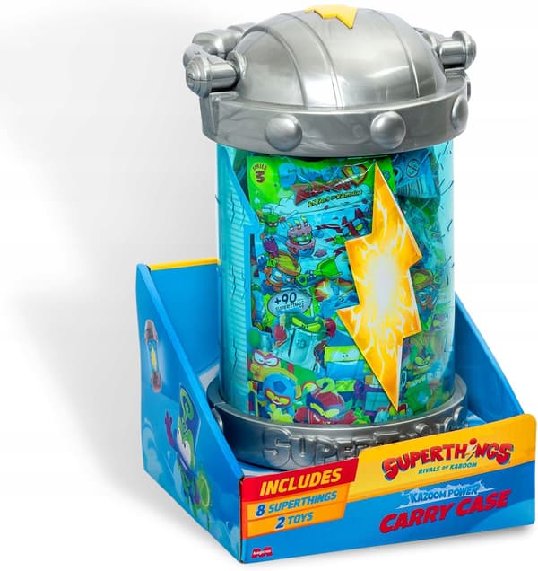 STORAGE CAPSULE SET WITH FIGURINES, A HIDEOUT AND A MEGAJET