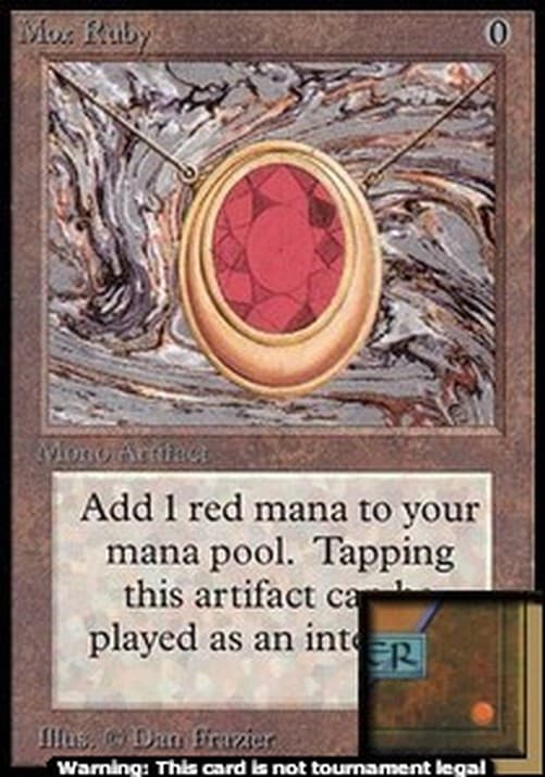 Magic: The Gathering Mox Ruby