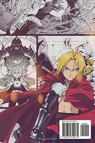 Edward Elric Notebook: Lined Pages Notebook, Small Size, 6x9 inches / 110 pages