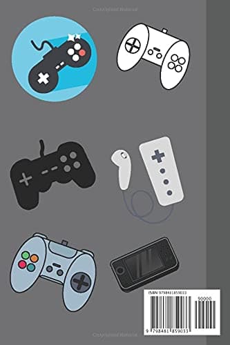 Video Game Composition Notebook: Wide-ruled, 6 x 9, 120 pages, for gamers