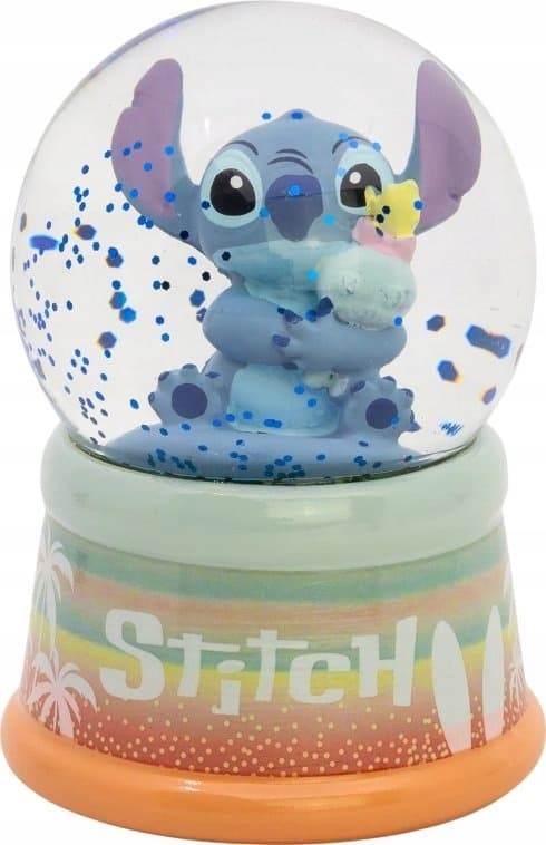 Disney Stitch – Glass snow globe in a gift box