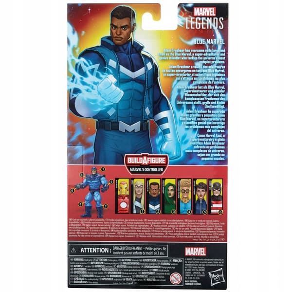 Marvel Legends Series Blue Marvel action figure, 16 cm