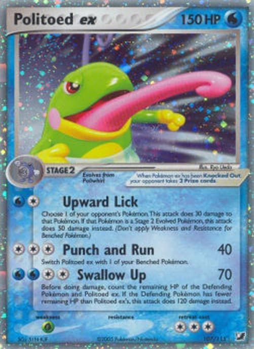 Pokemon Politoed ex