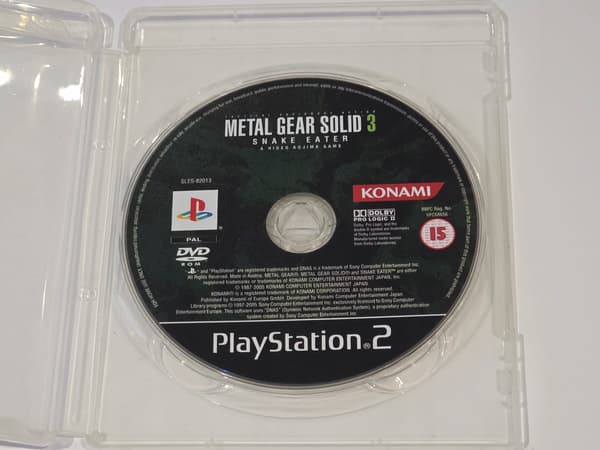 Metal Gear Solid 3: Snake Eater PS2 Sony PlayStation 2