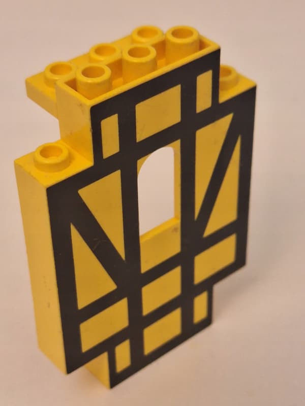 Lego 4444p03 half-timbered castle wall panel (G).