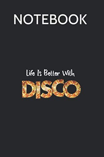 Notebook: 70s, 80s Disco Dancing Party Vintage Retro Old School Outfit Com