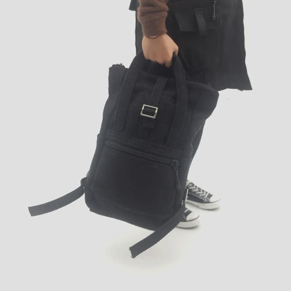 1/6 Scale Men’s Black Dragon Backpack 12\ \