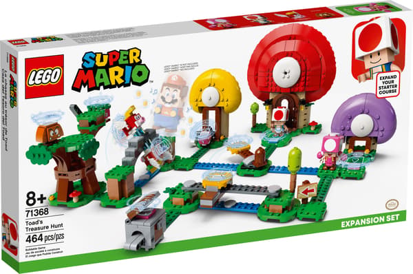 LEGO Super Mario 71368 Toad’s Treasure Hunt – Expansion Set