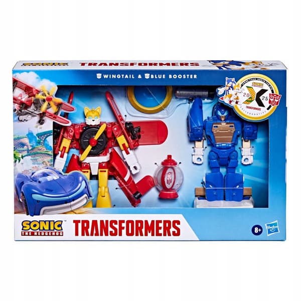 Sonic the Hedgehog x Transformers Wingtail and Blue Booster 13 action figures