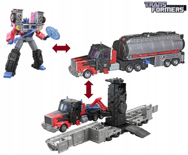 Transformers Legacy Laser Optimus Prime figurine