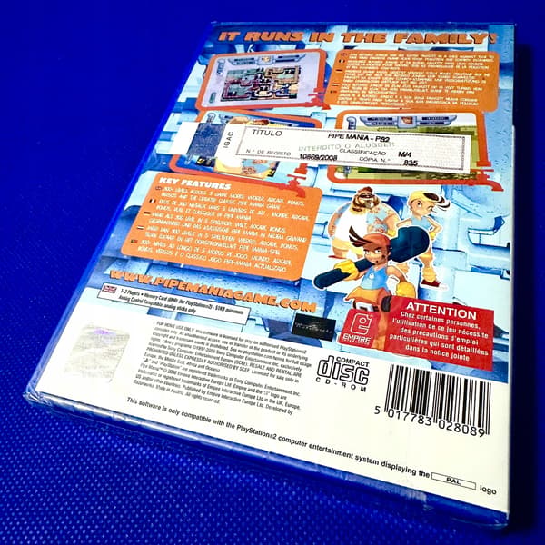 Pipe Mania | PS2 | PLAYSTATION 2 | 3xA SET | NEW