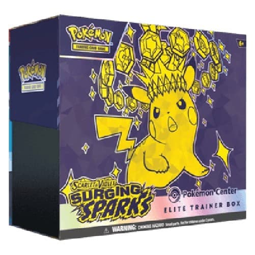 Pokemon Surging Sparks Pokémon Center Elite Trainer Box