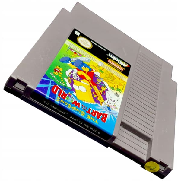 The Simpsons: Bart versus The World – Nintendo NES #1 + case