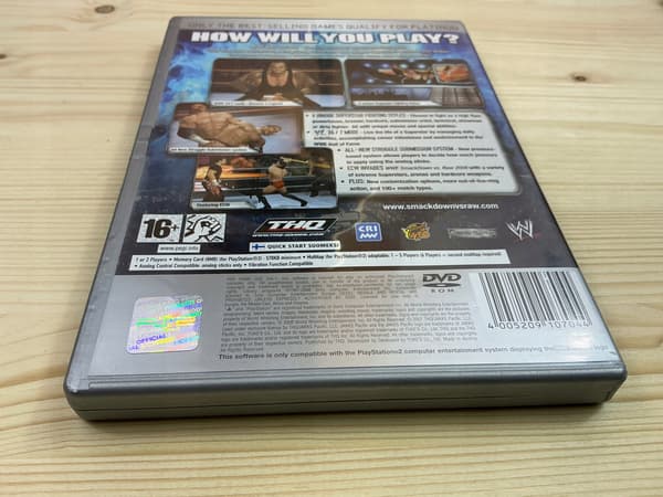 WWE SMACKDOWN VS RAW 2008 – in perfect condition – complete PS2 set