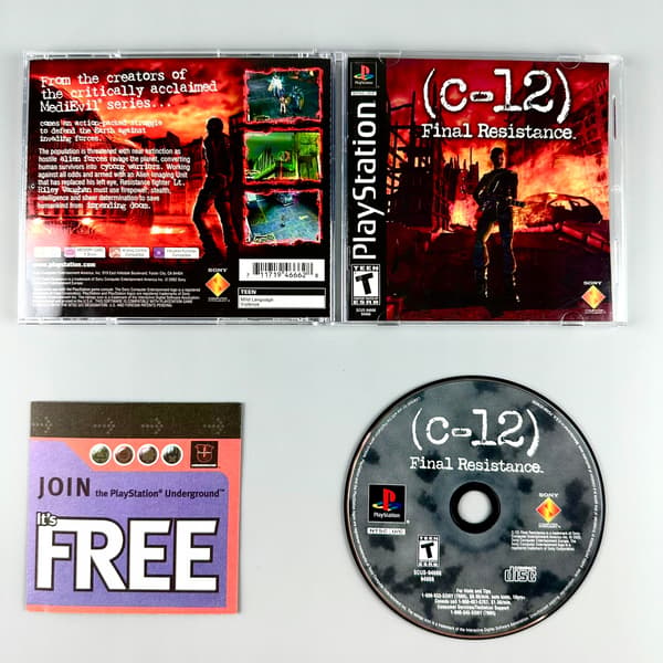 C-12: Final Resistance | PS1 | PSX | PLAYSTATION 1 | 3xA SET