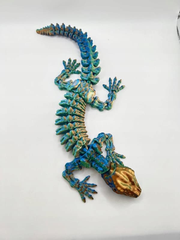 Artistic 3D Figurine – Dragon Skeleton