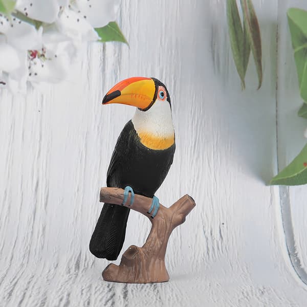 GREAT TOUCAN FIGURINE SIMULATED TOY FIGURINE